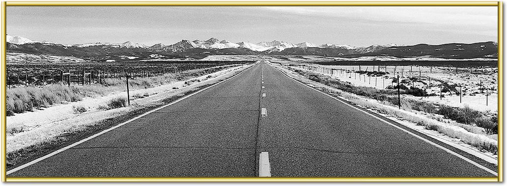 Colorado Walden Rocky Mountain Road von Dave Butcher