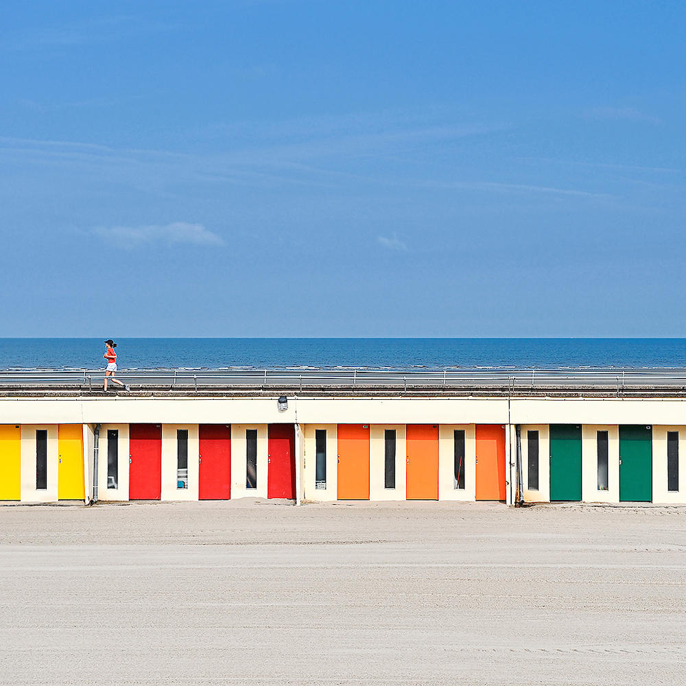 Cabanes colorées I von Georges-Félix Cohen