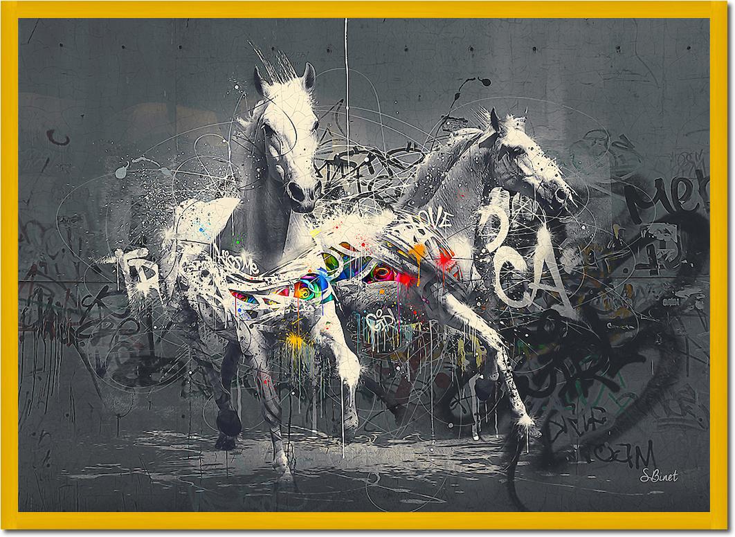 Chevaux Pop von Sylvain Binet