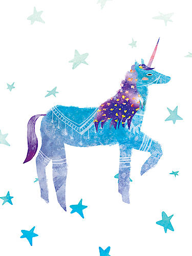 Prancing Unicorn von Crystal Smith