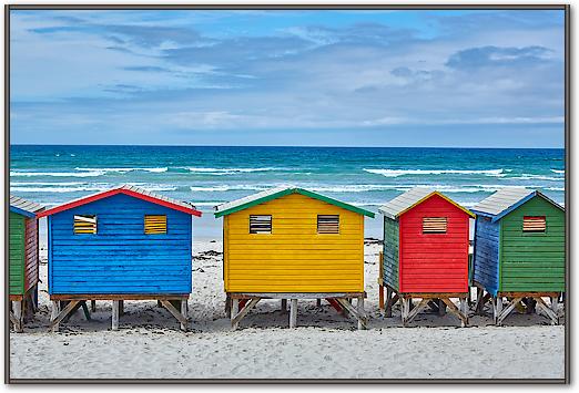 Beach Houses II von Peter Hillert