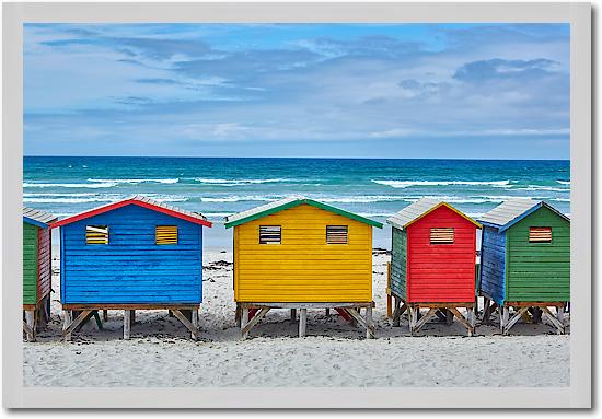 Beach Houses II von Peter Hillert