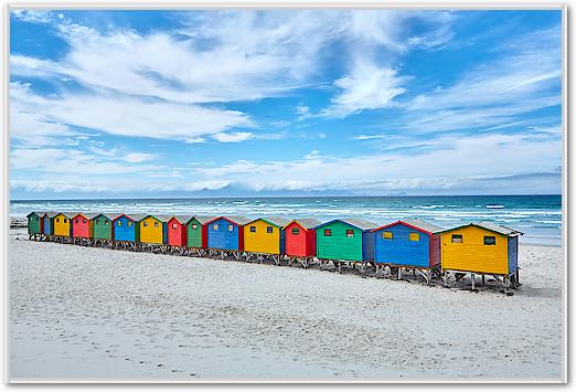 Beach Houses I von Peter Hillert