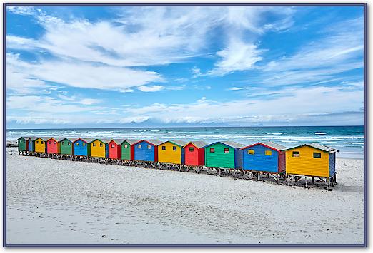 Beach Houses I von Peter Hillert