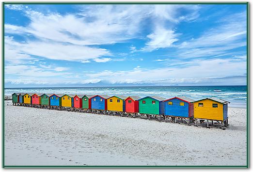 Beach Houses I von Peter Hillert