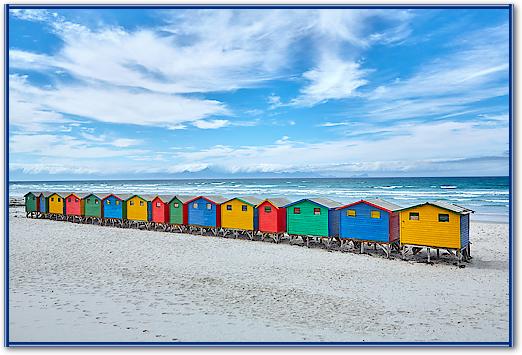 Beach Houses I von Peter Hillert