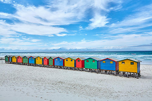 Beach Houses I von Peter Hillert