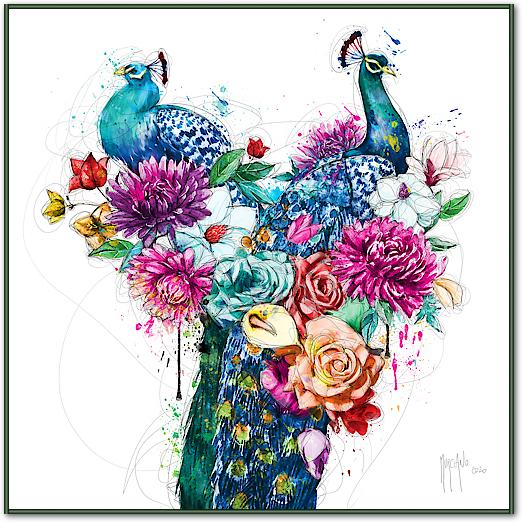 Peacock Flowers von Patrice Murciano