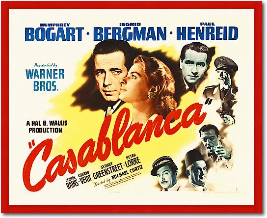 Casablanca Poster von Hollywood Photo Archive