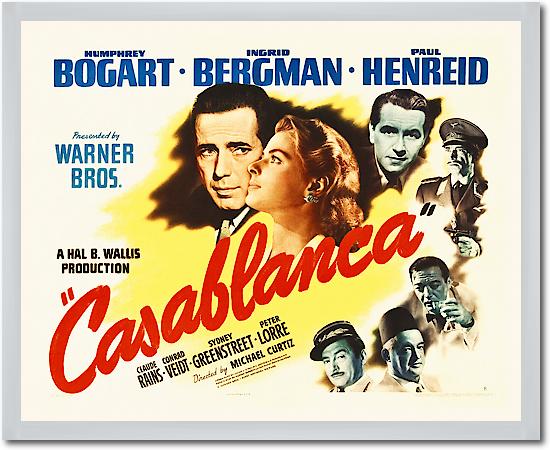 Casablanca Poster von Hollywood Photo Archive