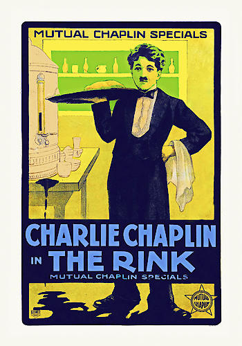 Charlie Chaplin, The Rink - 1916 von Hollywood Photo Archive