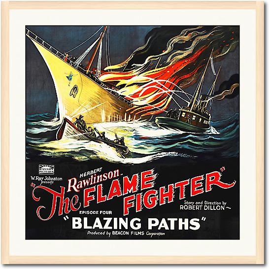 Flame Fighter - Blazing Paths - Herbert Rawlinson 14 von Hollywood Photo Archive