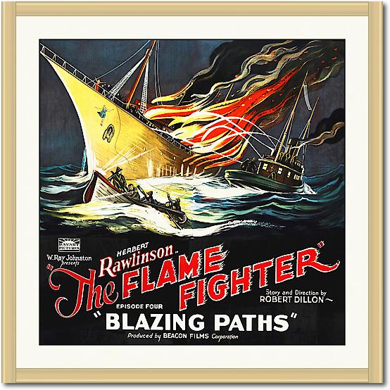 Flame Fighter - Blazing Paths - Herbert Rawlinson 14 von Hollywood Photo Archive