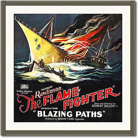 Flame Fighter - Blazing Paths - Herbert Rawlinson 14 von Hollywood Photo Archive