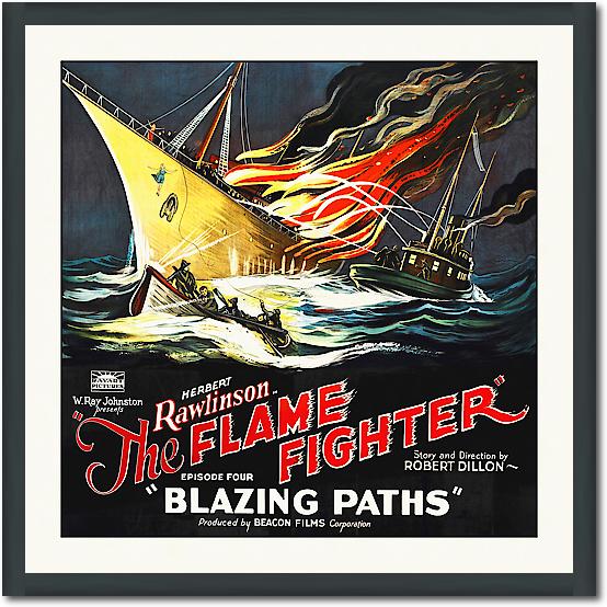 Flame Fighter - Blazing Paths - Herbert Rawlinson 14 von Hollywood Photo Archive