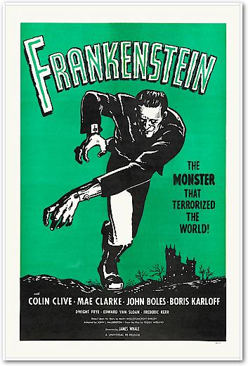 Frankenstein Rerelease 1960 von Hollywood Photo Archive