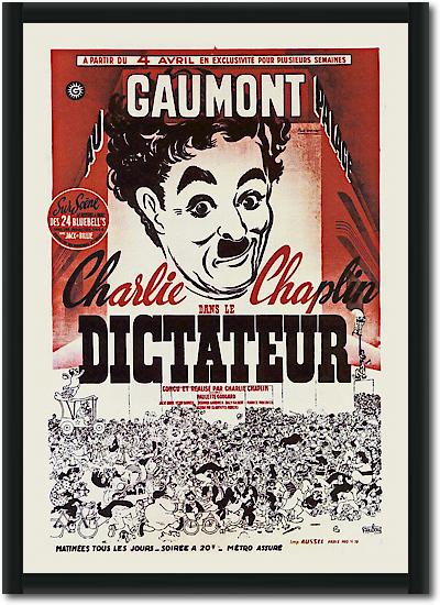 Charlie Chaplin - French - The Great Dictator, 1940 von Hollywood Photo Archive