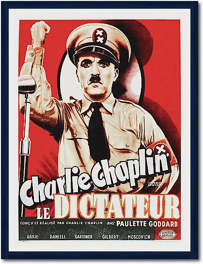 Charlie Chaplin - French - The Great Dictator, 1940 von Hollywood Photo Archive