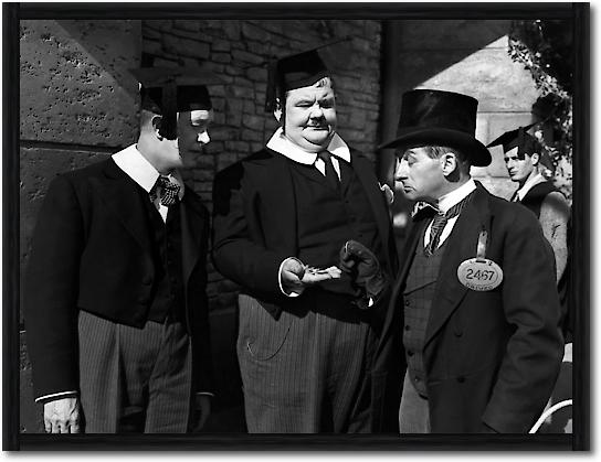 Laurel & Hardy - A Regular Scout 1926 von Hollywood Photo Archive