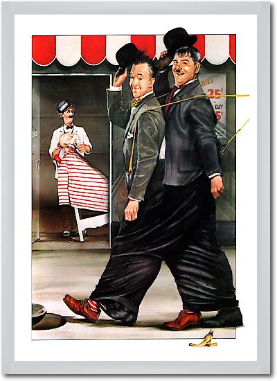 Laurel & Hardy - Ben Turpin von Hollywood Photo Archive