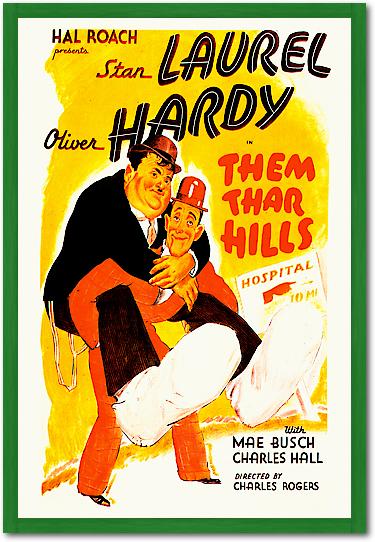 Laurel & Hardy - Them Thar hills, 1934 von Hollywood Photo Archive