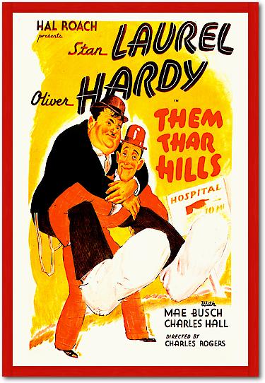 Laurel & Hardy - Them Thar hills, 1934 von Hollywood Photo Archive