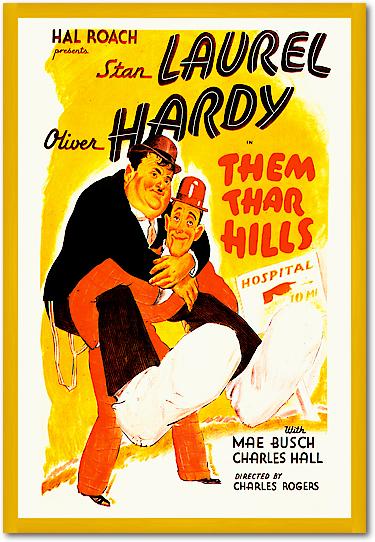 Laurel & Hardy - Them Thar hills, 1934 von Hollywood Photo Archive