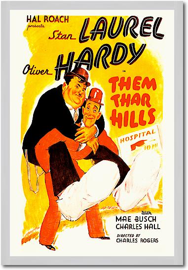 Laurel & Hardy - Them Thar hills, 1934 von Hollywood Photo Archive