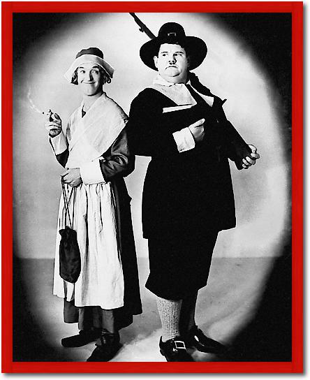 Laurel & Hardy - Thanksgiving von Hollywood Photo Archive
