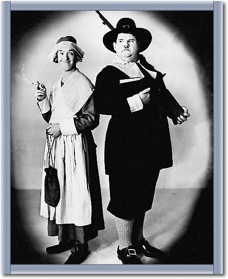 Laurel & Hardy - Thanksgiving von Hollywood Photo Archive