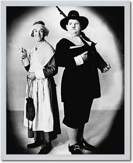 Laurel & Hardy - Thanksgiving von Hollywood Photo Archive