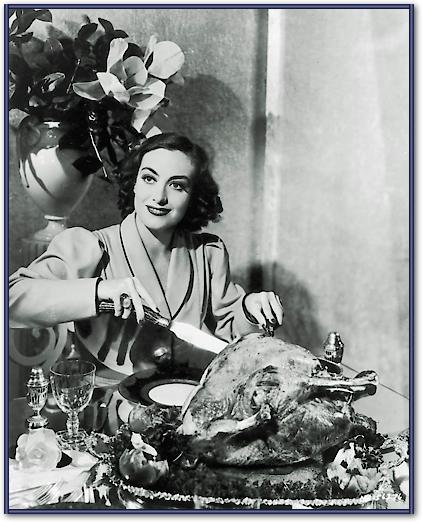 Thanksgiving - Joan Crawford von Hollywood Photo Archive