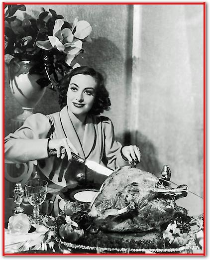 Thanksgiving - Joan Crawford von Hollywood Photo Archive