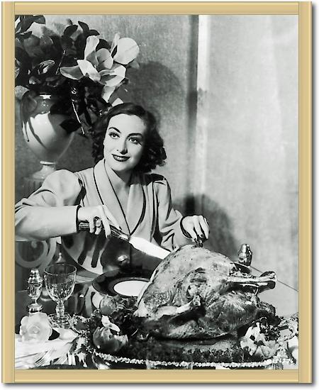 Thanksgiving - Joan Crawford von Hollywood Photo Archive