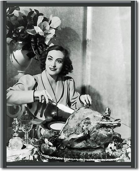 Thanksgiving - Joan Crawford von Hollywood Photo Archive