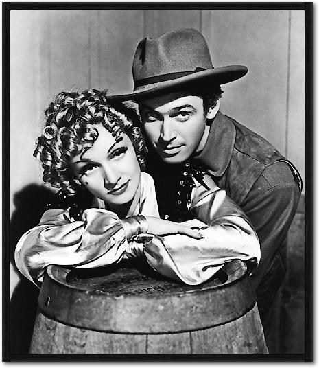 Destry Rides Again - Der große Bluff - Marlene Dietrich with James Stewart von Hollywood Photo Archive