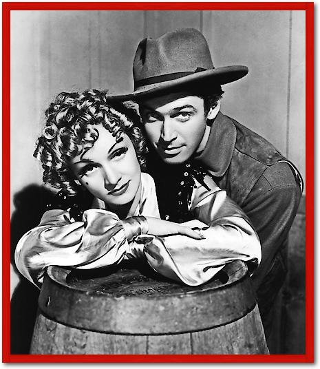 Destry Rides Again - Der große Bluff - Marlene Dietrich with James Stewart von Hollywood Photo Archive