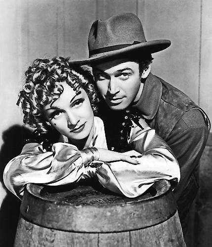 Destry Rides Again - Der große Bluff - Marlene Dietrich with James Stewart von Hollywood Photo Archive