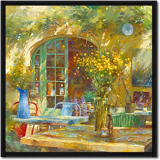 Terrasse - Le petit café von Johan Messely