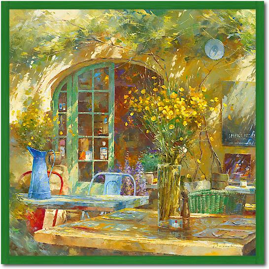 Terrasse - Le petit café von Johan Messely