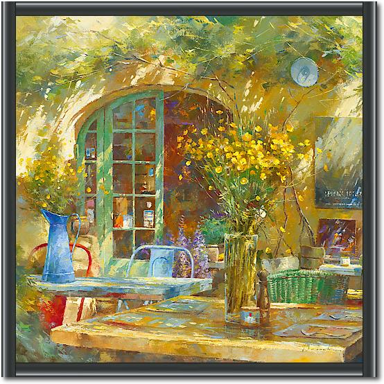 Terrasse - Le petit café von Johan Messely