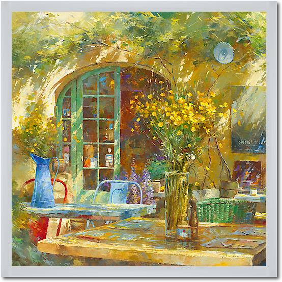 Terrasse - Le petit café von Johan Messely