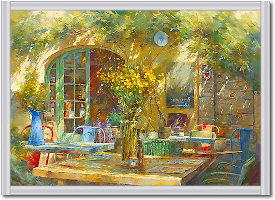 Terrasse - Le petit café von Johan Messely