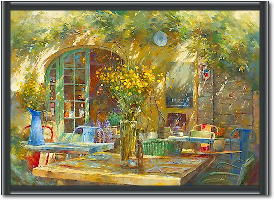 Terrasse - Le petit café von Johan Messely