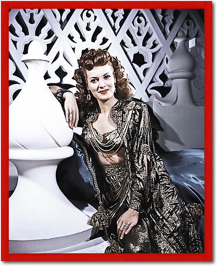 Maureen O'Hara in Sinbad the Sailor von Hollywood Photo Archive