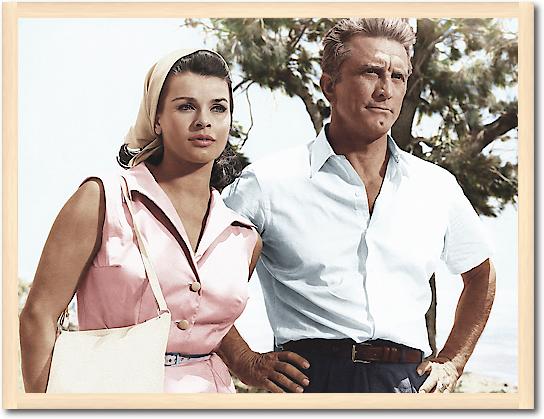 Senta Berger with Kirk Douglas von Hollywood Photo Archive