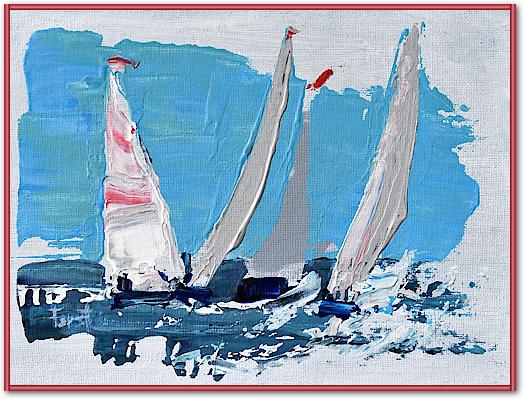 Candy Stripe Regatta von Beth A. Forst