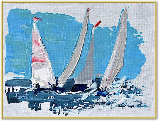 Candy Stripe Regatta von Beth A. Forst