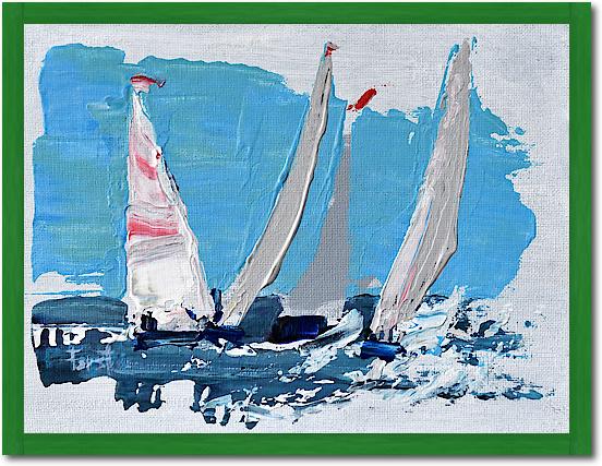 Candy Stripe Regatta von Beth A. Forst