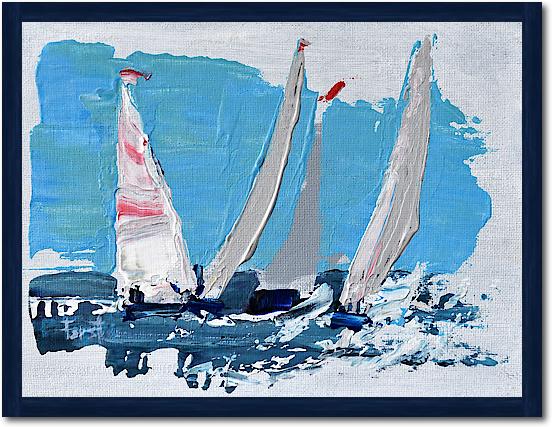 Candy Stripe Regatta von Beth A. Forst